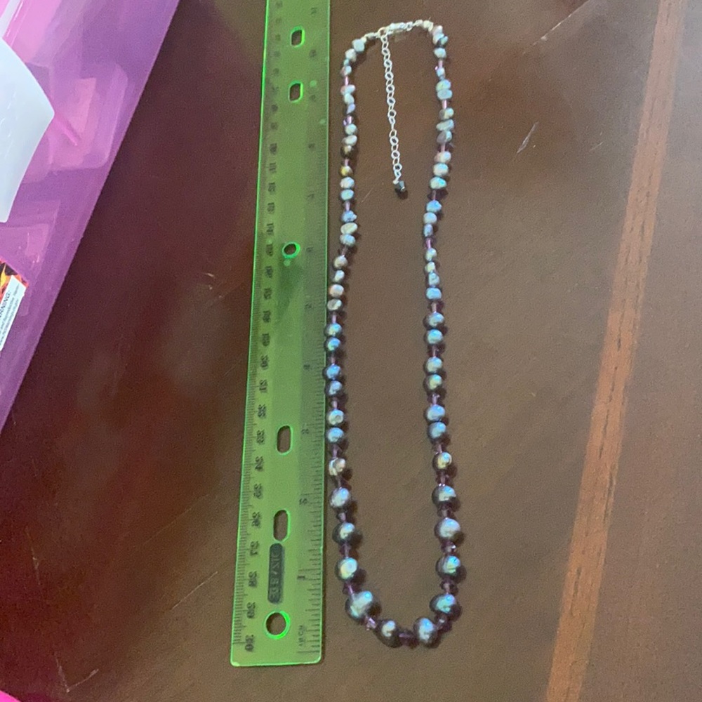 Peacock Pearls necklace